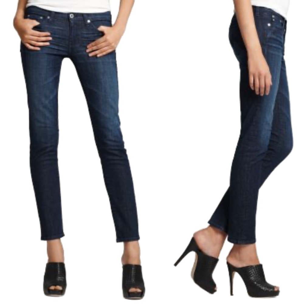 AG Stilt Cigarette Leg Skinny Jeans - 28R
